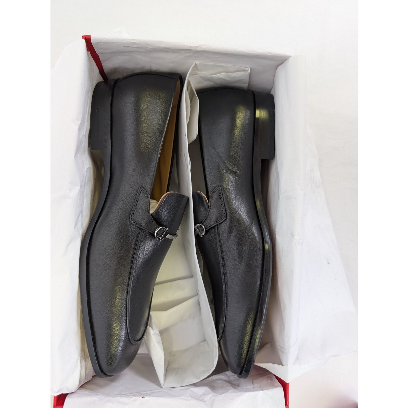 Salvatore Ferragamo o1rshd1 Fedro Leather Loafer shoe Boots in Black 10.5 Size US 10.5 / EU 43-44 - 20 Thumbnail