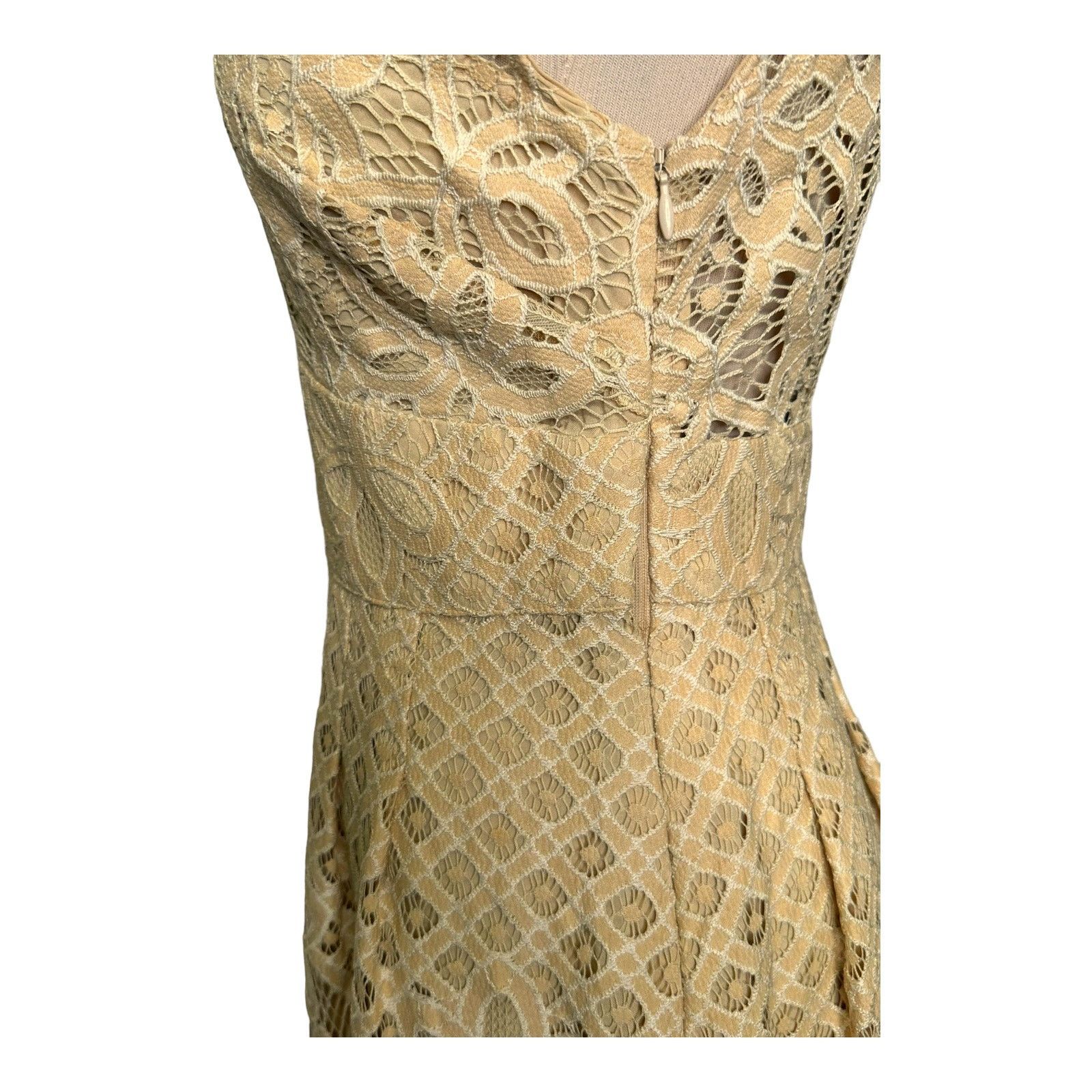 Free People Free People Beige Lace One Million lovers Mini Dress Size 0 Size XS / US 0-2 / IT 36-38 - 7 Thumbnail