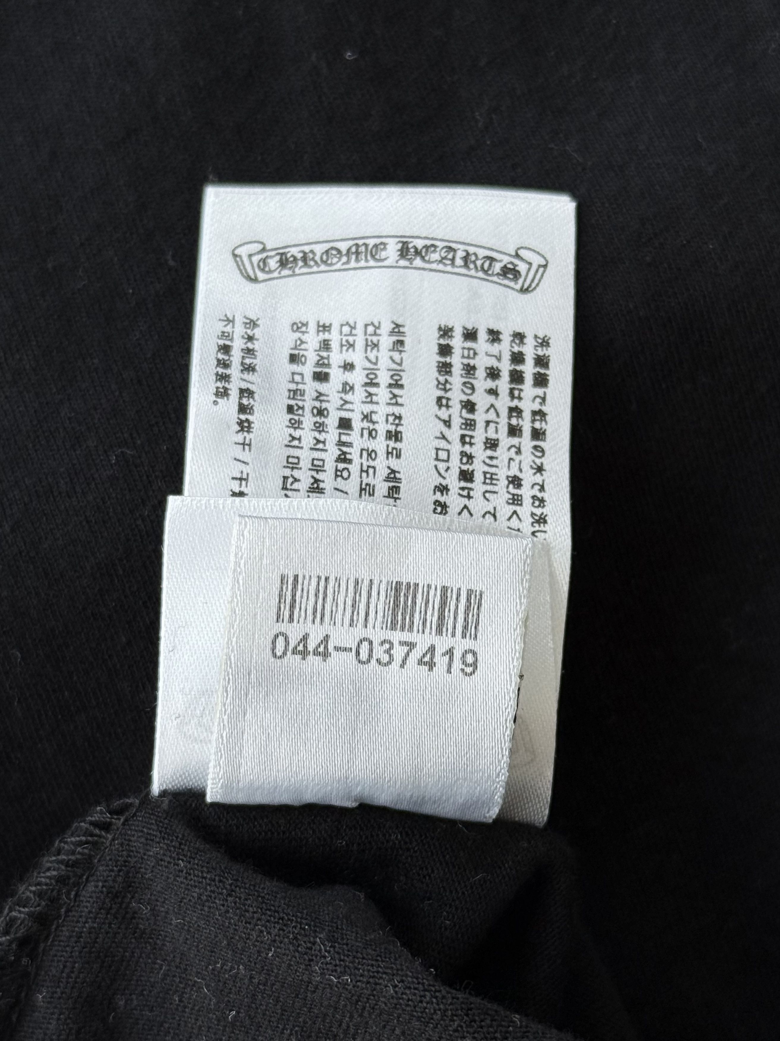 Chrome Hearts Black Miami Exclusive Cross Logo Longsleeve T-Shirt Size US XXL / EU 58 / 5 - 8 Thumbnail