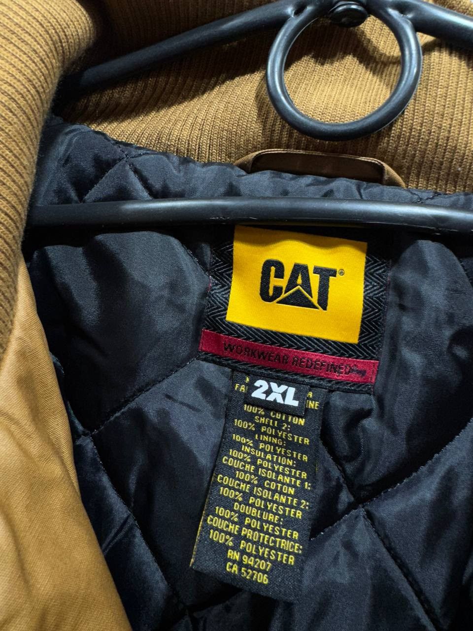 Other Caterpillar Excursion Waxed Canvas Jacket Work Size US XXL / EU 58 / 5 - 11 Thumbnail