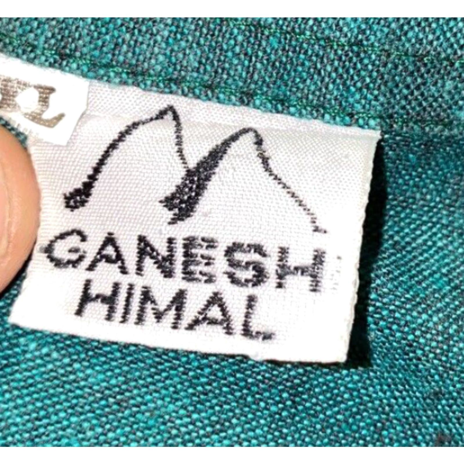 Vintage Ganesh Long Sleeve Button-Up Shirt Adult XL Green Casual Mens Size US XL / EU 56 / 4 - 6 Thumbnail