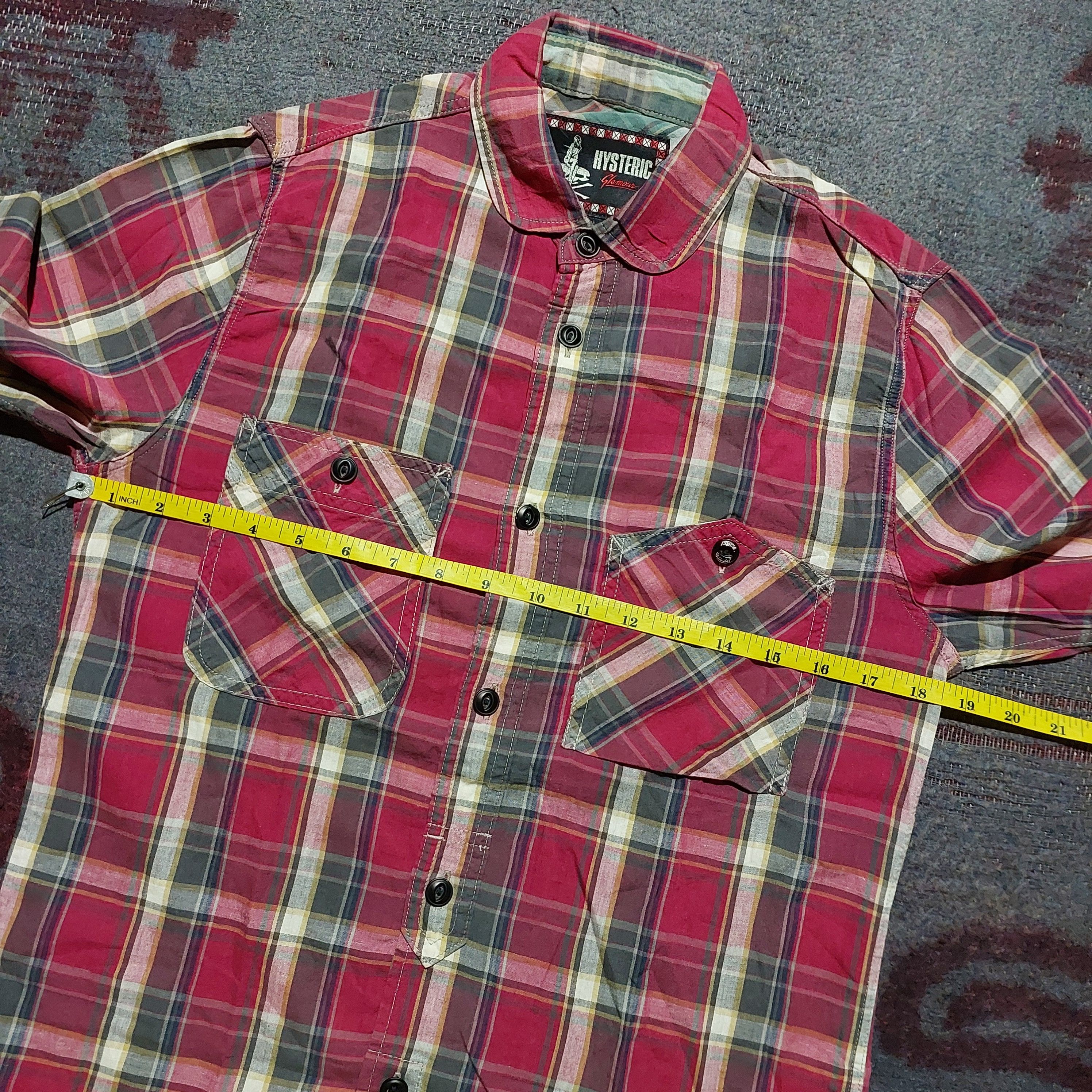 Hysteric Glamour Hysteric glamour checkered two pocket shirt Size US S / EU 44-46 / 1 - 10 Thumbnail