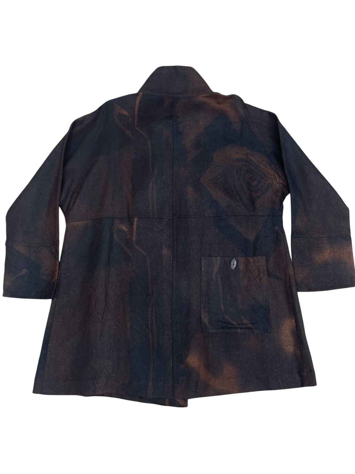 Japanese Brand Mary Jie Abstract Art Coat – Japan Designer Piece Size M / US 6-8 / IT 42-44 - 2 Thumbnail