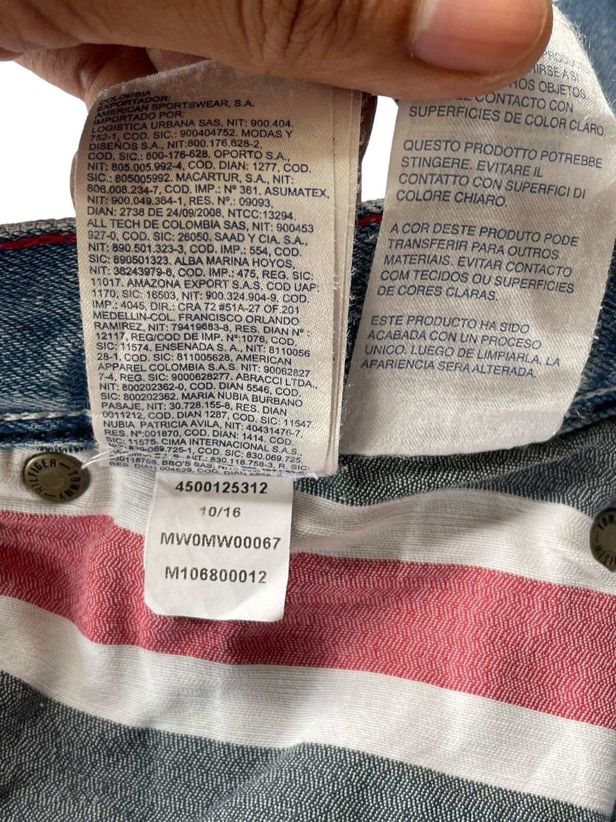 Tommy Hilfiger Tommy Hilfiger Bleached Wash Distressed Patches Style Jeans Size US 34 / EU 50 - 21 Thumbnail