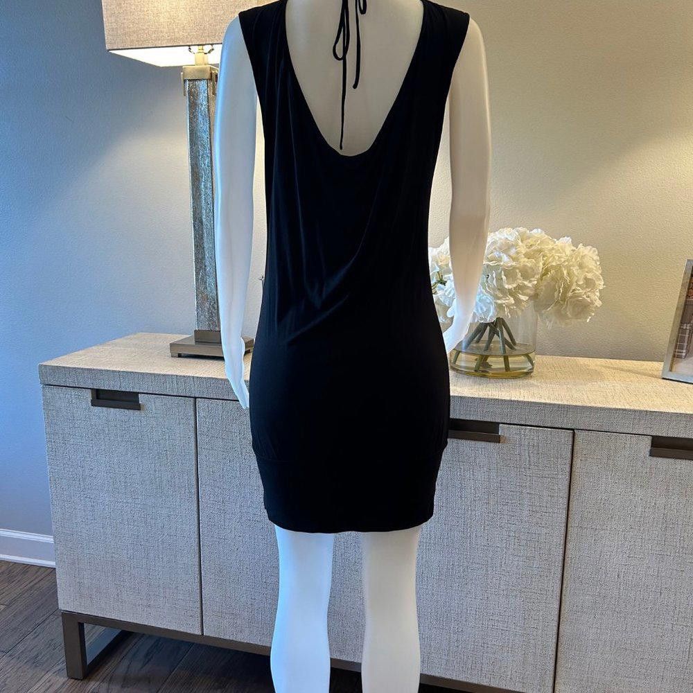 Bcbgmaxazria BCBG Maxazria Black Jersey Tunic Dress Size S / US 4 / IT 40 - 5 Thumbnail