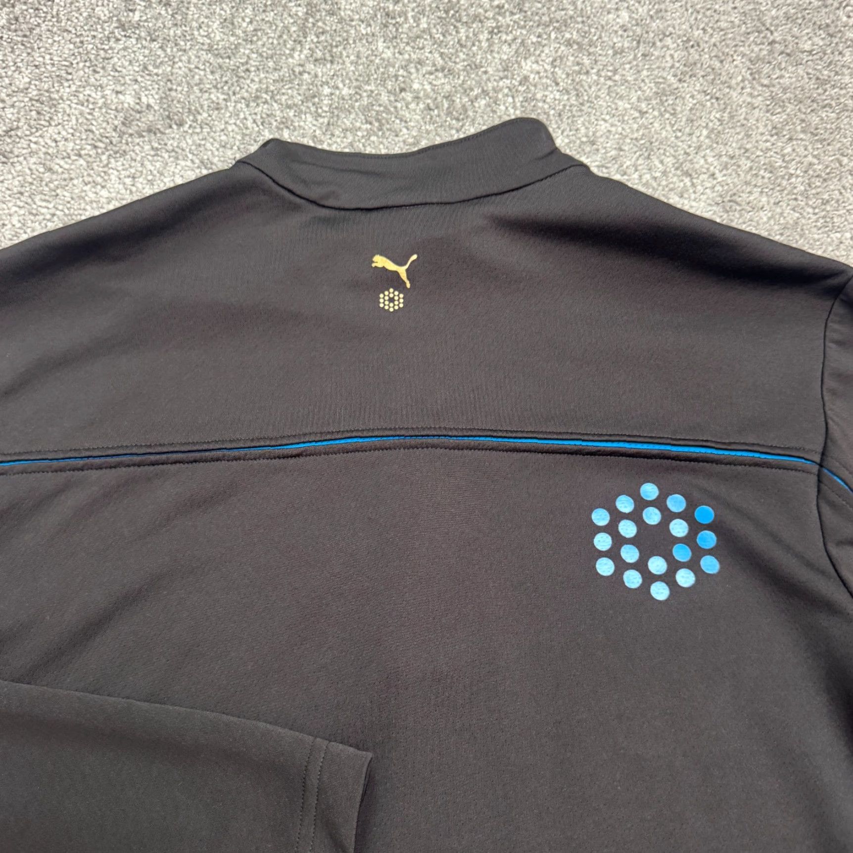 Puma Puma Golf 1/4 Zip Pullover Kapalua Jacket Womens Small Black Activewear Sports Shirt Size S / US 4 / IT 40 - 4 Thumbnail