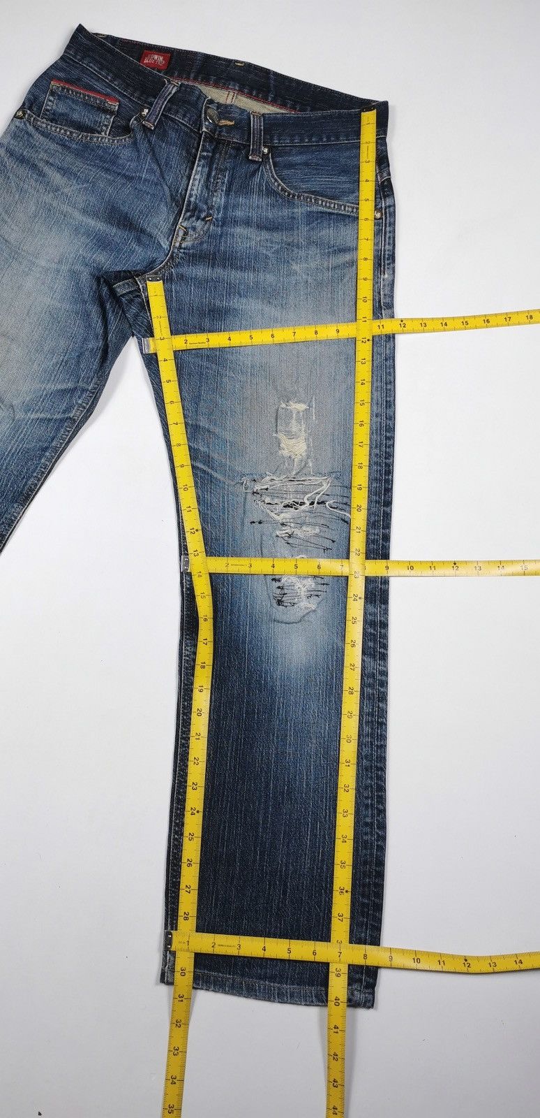 Hysteric Glamour Edwin Distressed Jeans Size 32x30.5 Size US 32 / EU 48 - 9 Thumbnail