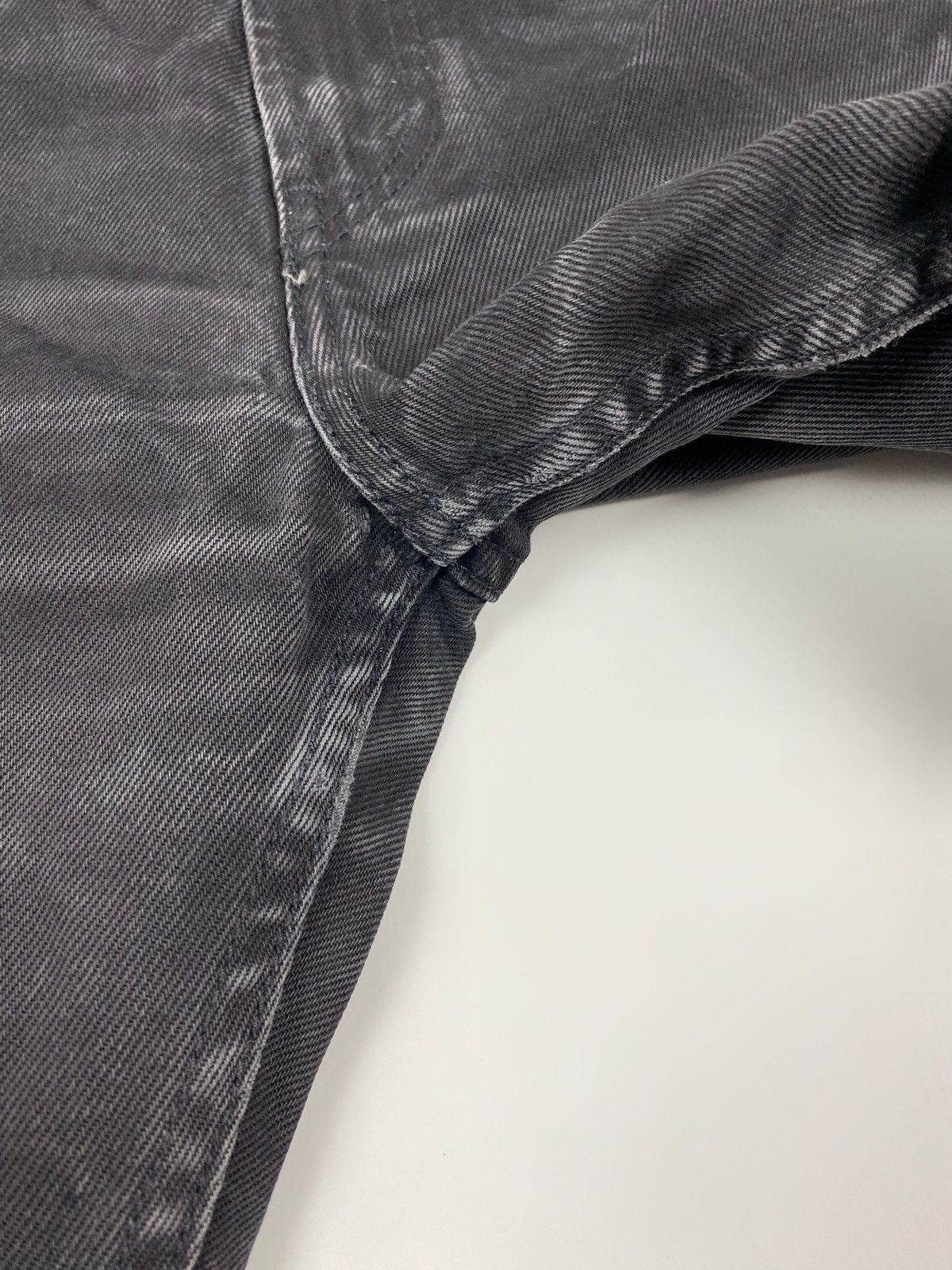 Levi's 2000’s Vintage Levi’s 505 Washed Black Denim Pants 32X32 Size US 32 / EU 48 - 6 Thumbnail