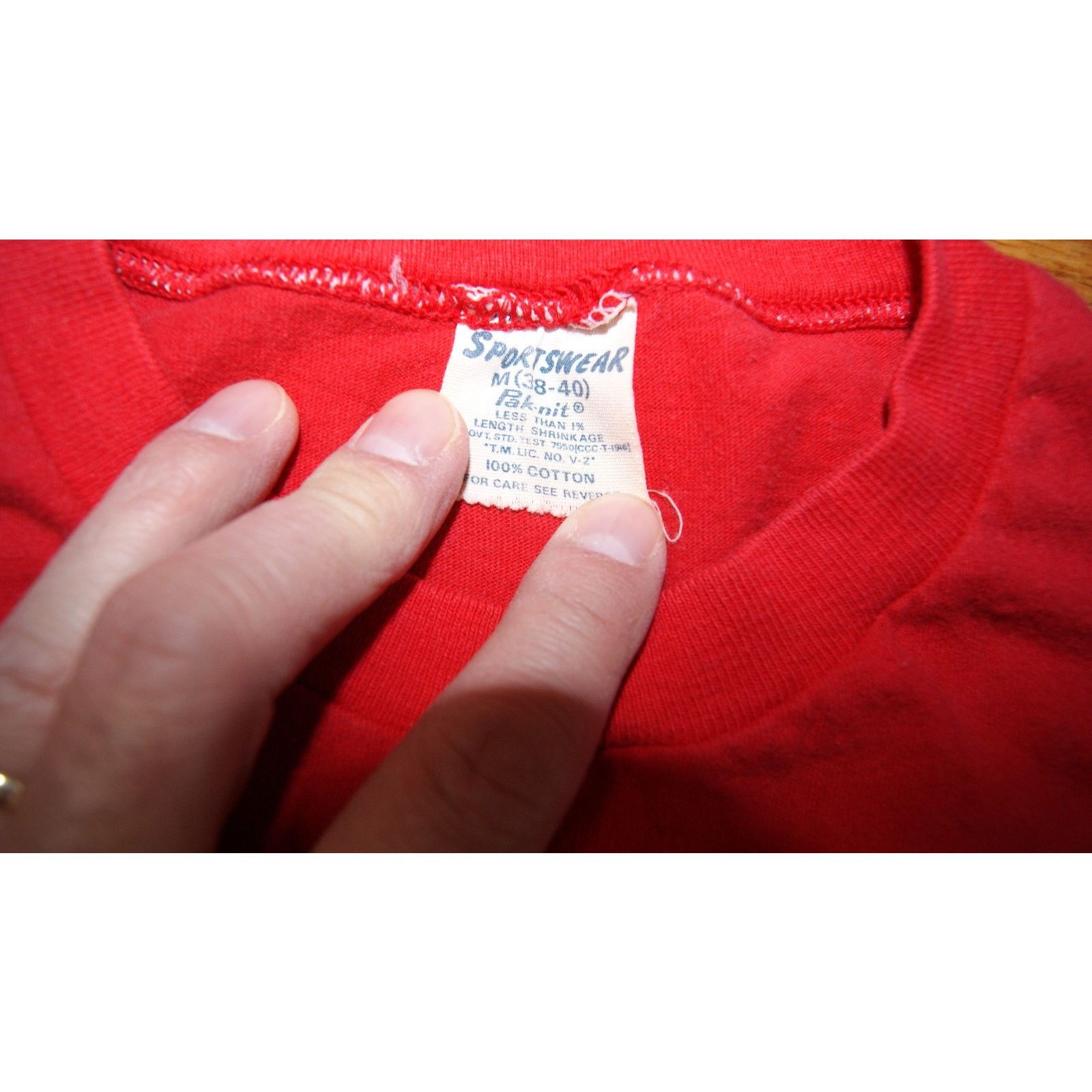Vintage VTG M TShirt Powder Puff Football Washington Single Stitch Size US M / EU 48-50 / 2 - 5 Thumbnail