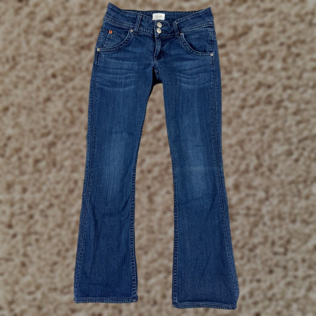 Hudson Hudson Jeans Womens Blue Denim Cotton Blend Stretch 24 Pockets 5-Pocket Design Regular Rise Inseam 27.5 Inseam Size 42" / US 20 - 1 Thumbnail