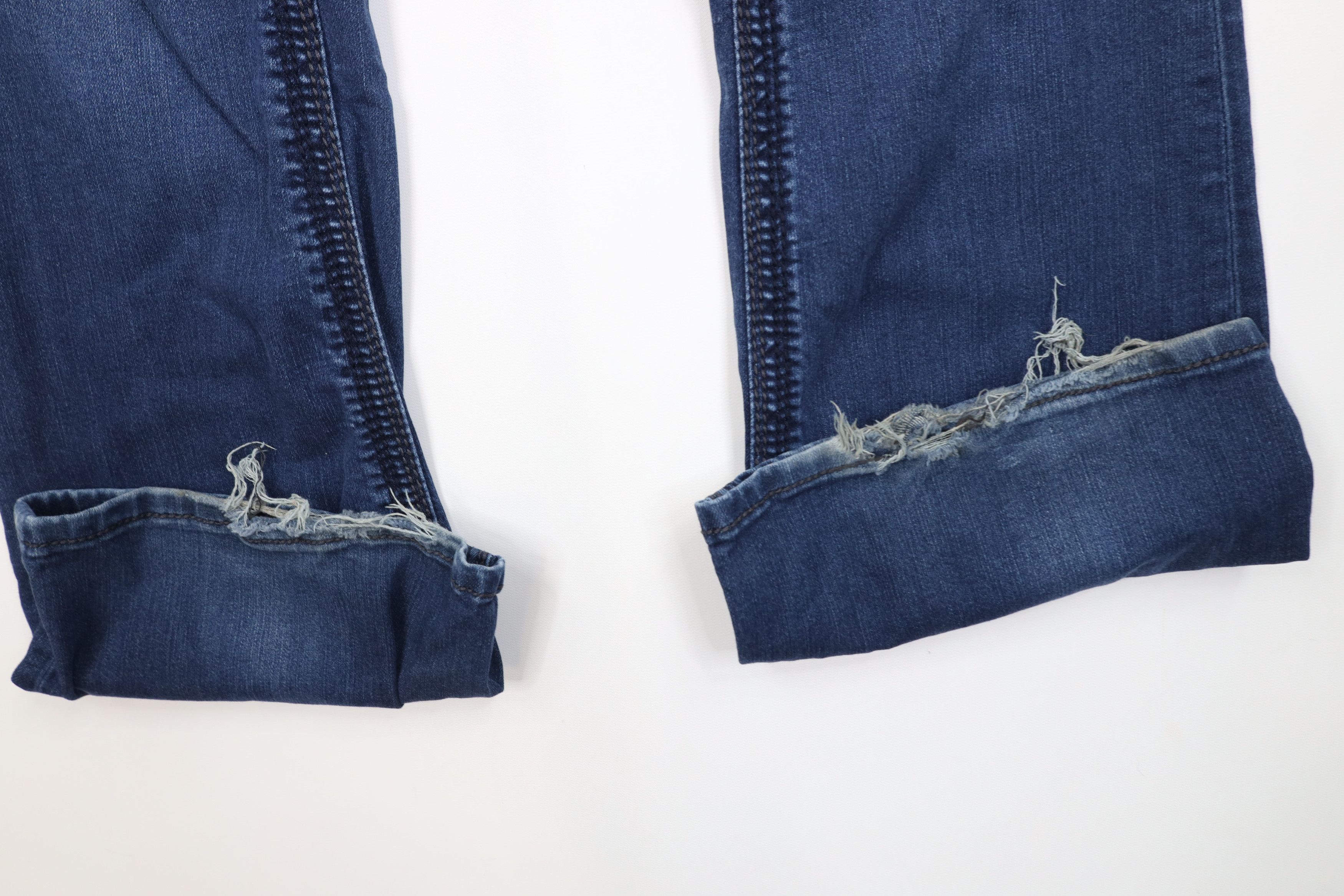 Vintage Vintage Y2K Babydoll Bella Thick Stitch Flared Bootcut Jeans Size 34" / US 12 / IT 48 - 5 Thumbnail