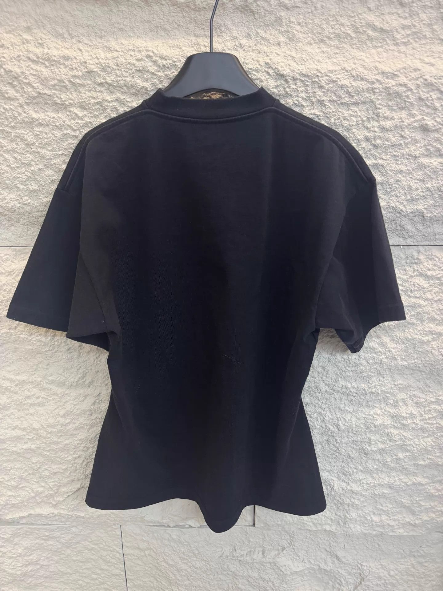 Balenciaga Balenciaga Garde-Robe Black Crewneck Short-Sleeve T-Shirt Size XS / US 0-2 / IT 36-38 - 4 Thumbnail