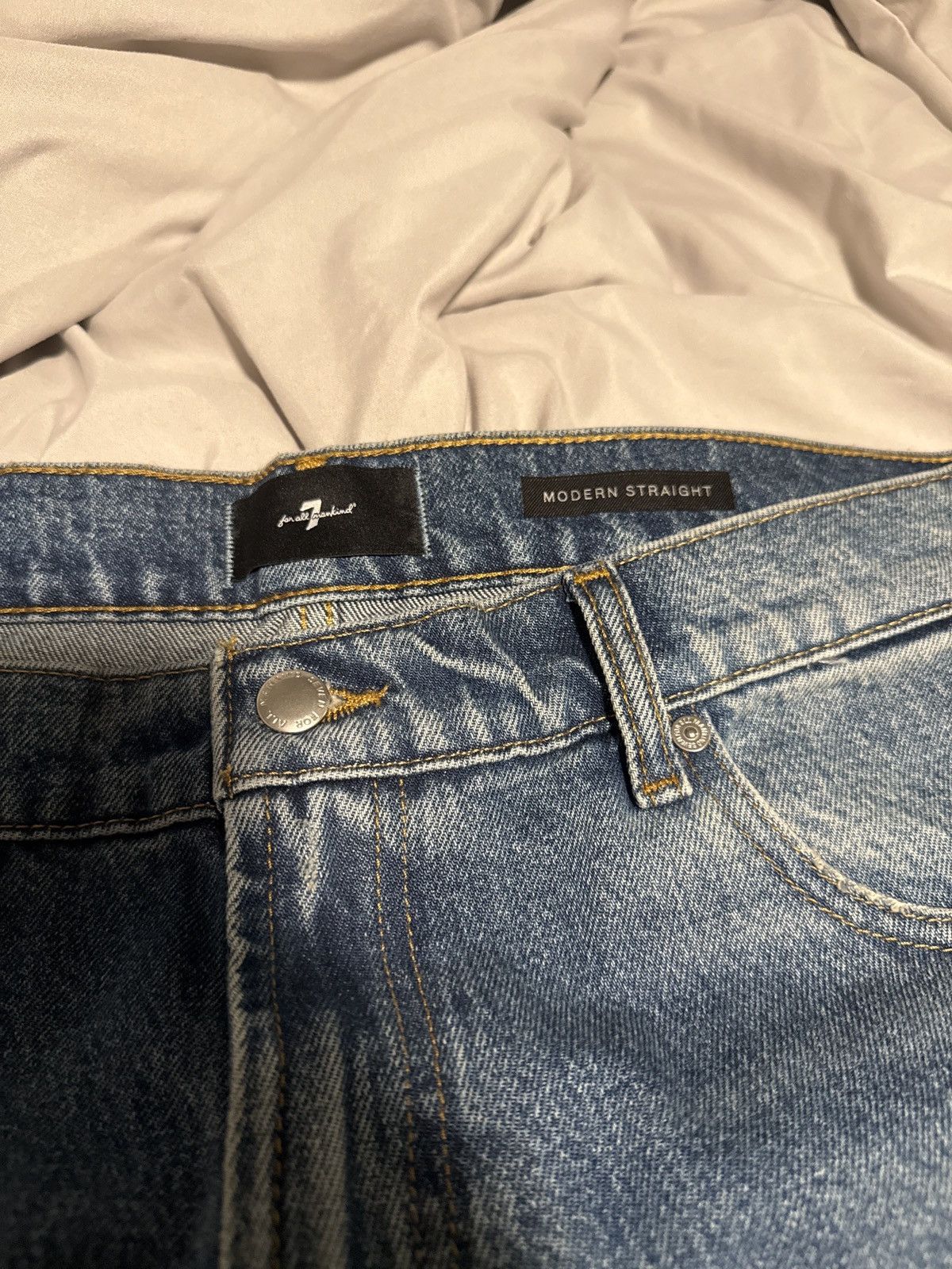 Seven 7 Seven “Modern Straight” Light Wash Size US 34 / EU 50 - 2 Thumbnail