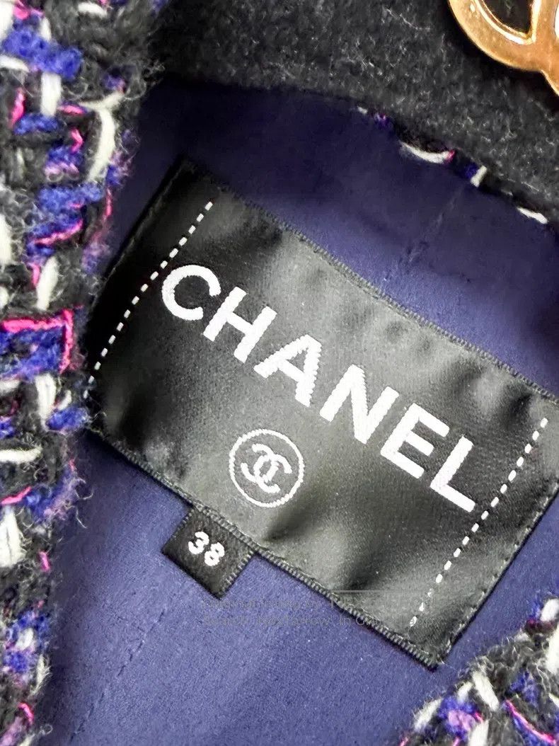 Chanel Chanel Purple tweed zipper vest jacket Size XS / US 0-2 / IT 36-38 - 5 Thumbnail