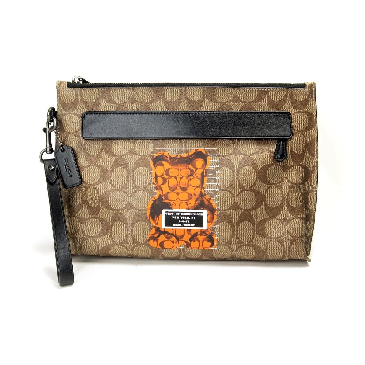 Coach Coach Coach PVC Clutch Bag Canvas Clutch Bag E1980-F76858 DUTY FREE for USA Size ONE SIZE - 1 Thumbnail