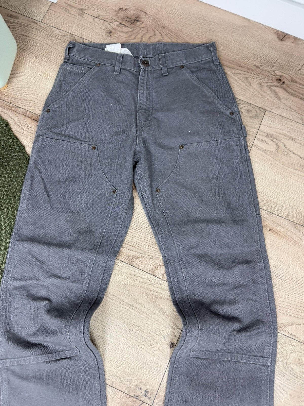 Carhartt Vintage Grey Carhartt Double Knee Jeans Size US 30 / EU 46 - 3 Thumbnail