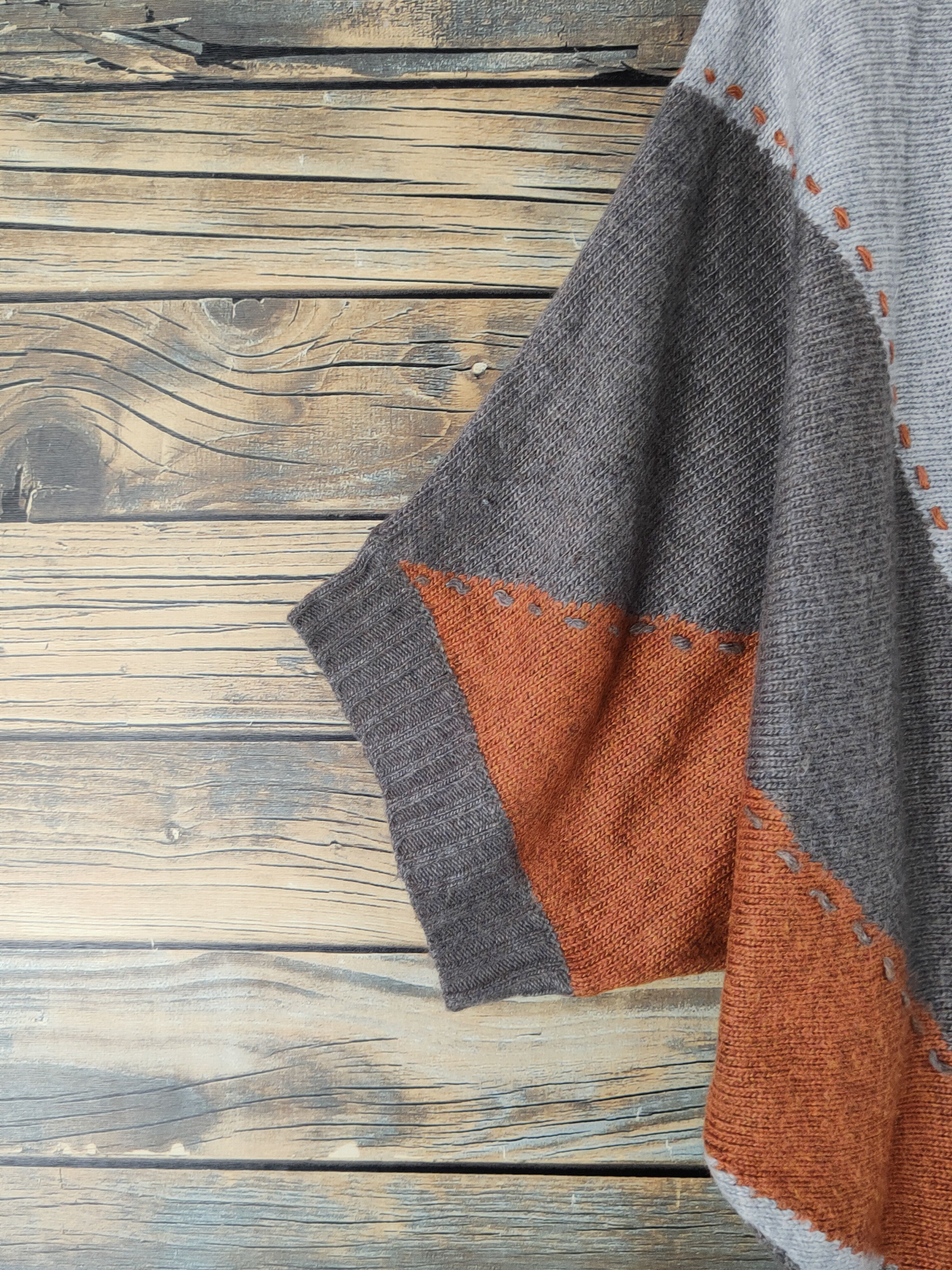 Homespun Knitwear × Japanese Brand × Vintage Lascolinas Brown Knitwear Blouses #W1545 Size M / US 6-8 / IT 42-44 - 4 Thumbnail