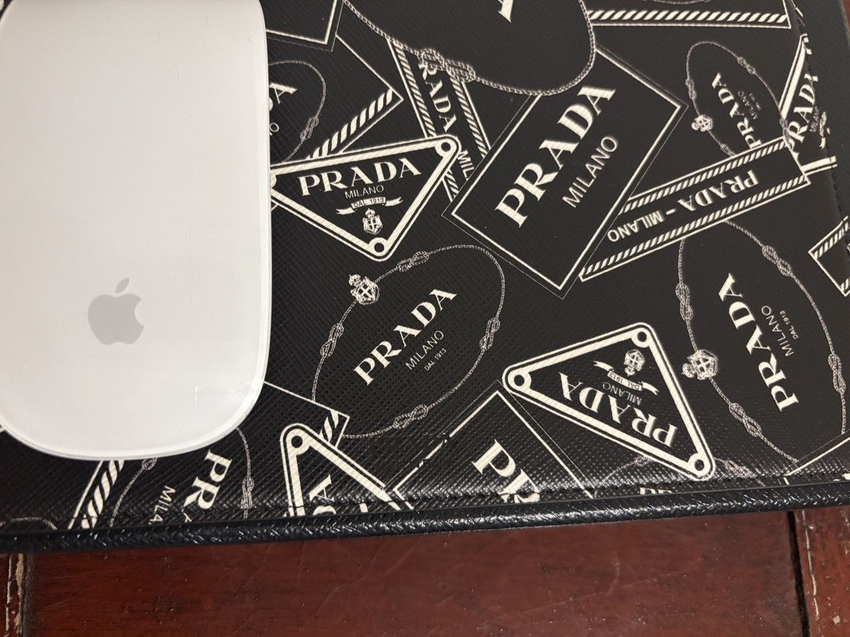 Prada Prada Mouse Pad / Saffiano Leather Stationary Size ONE SIZE - 4 Thumbnail