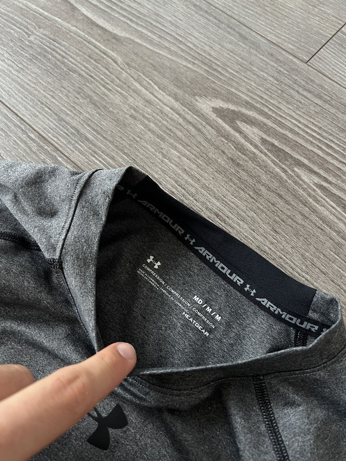 Other × Under Armour Under Armour Central Logo Onix Compression Heatgear Long Tee Size US M / EU 48-50 / 2 - 15 Thumbnail