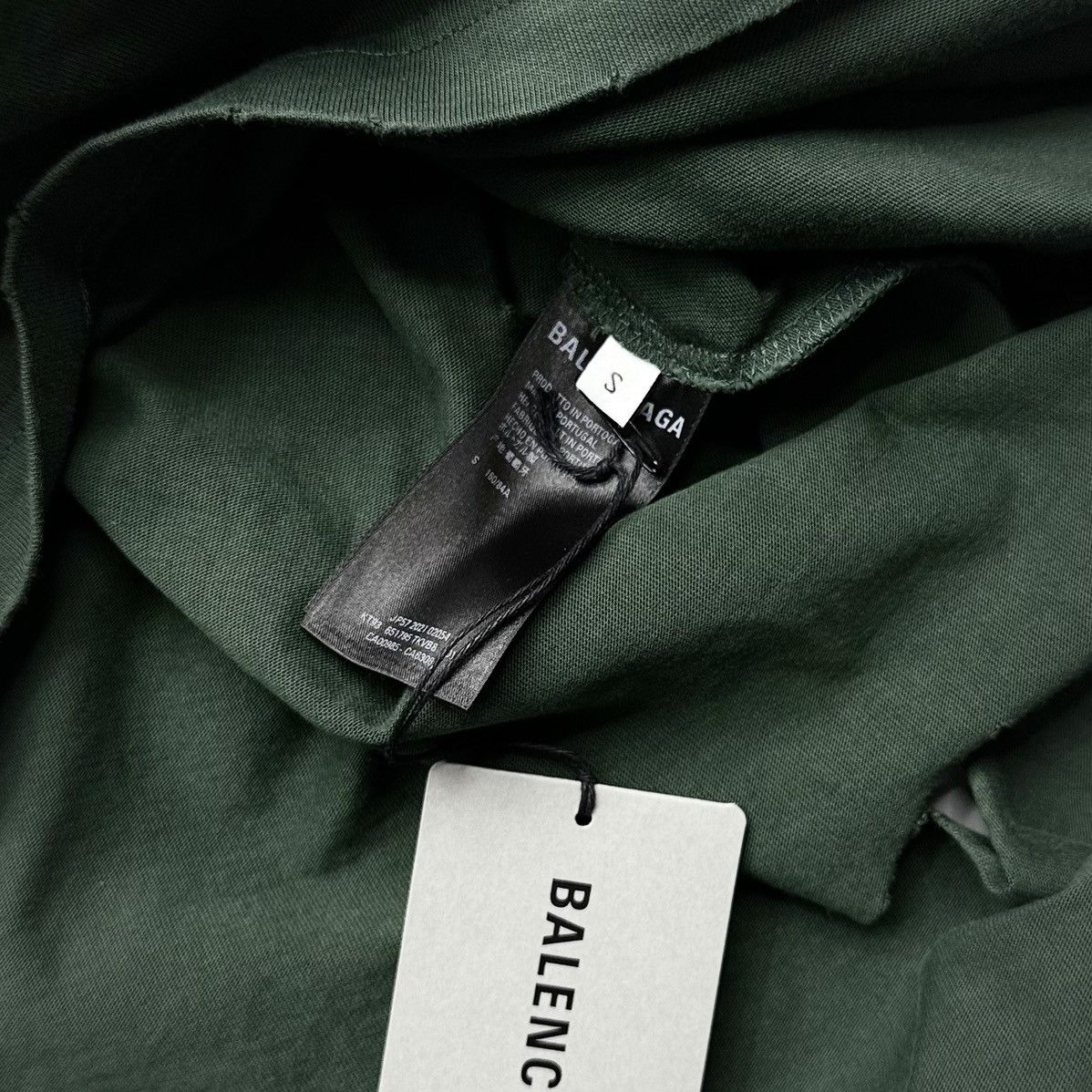 Balenciaga Balenciaga Vintage Capital Pine Green T-Shirt Size US S / EU 44-46 / 1 - 4 Thumbnail