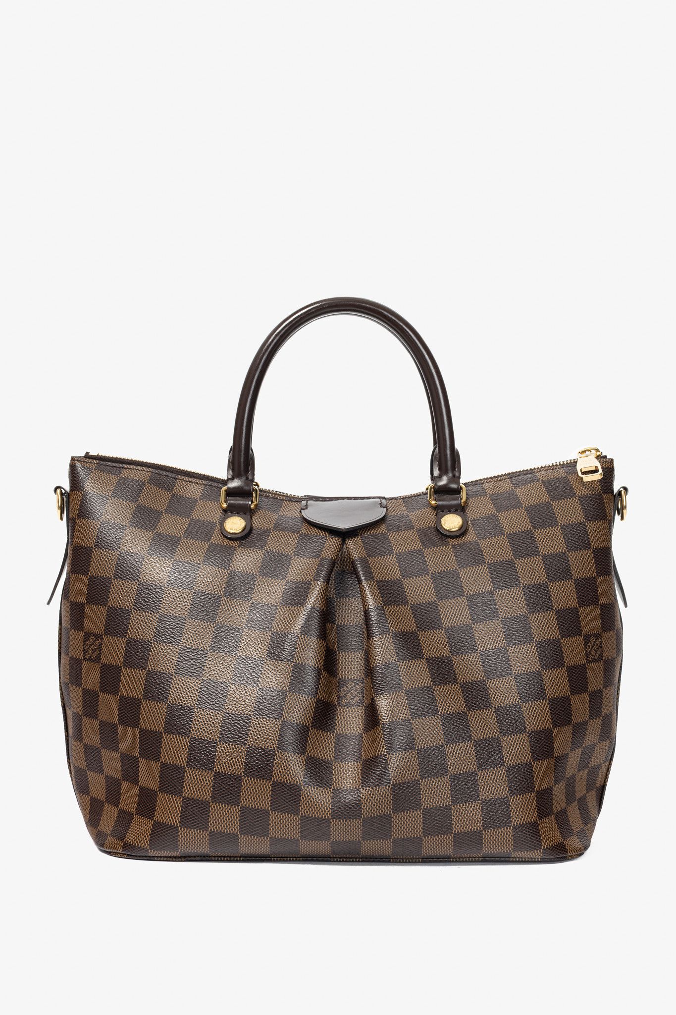 Louis Vuitton Louis Vuitton Siena MM Damier Ebene Canvas Tote Size ONE SIZE - 4 Thumbnail