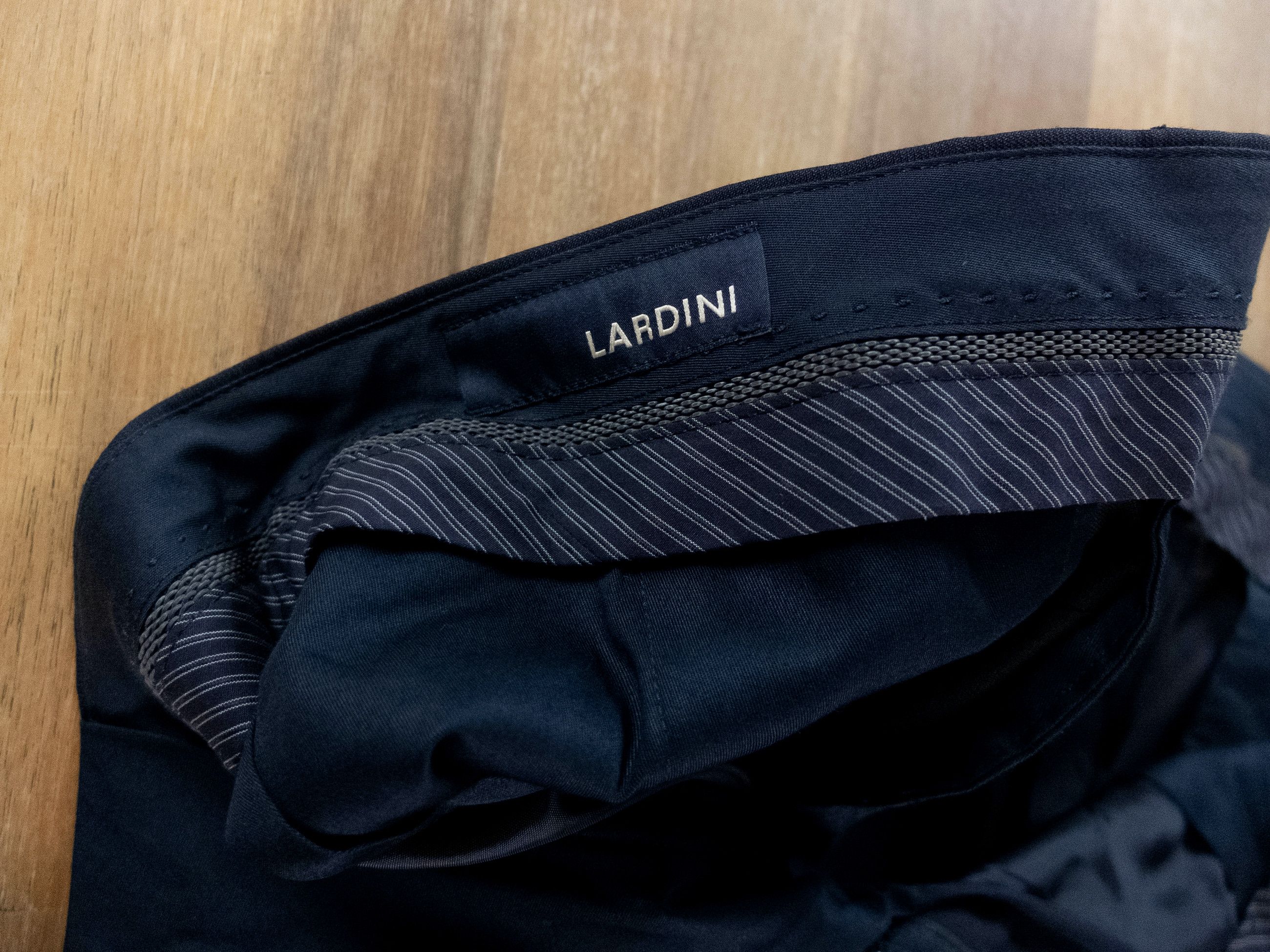 Lardini LARDINI navy blue wool silk 3 piece tuxedo suit Size 42R Size 42R - 19 Thumbnail