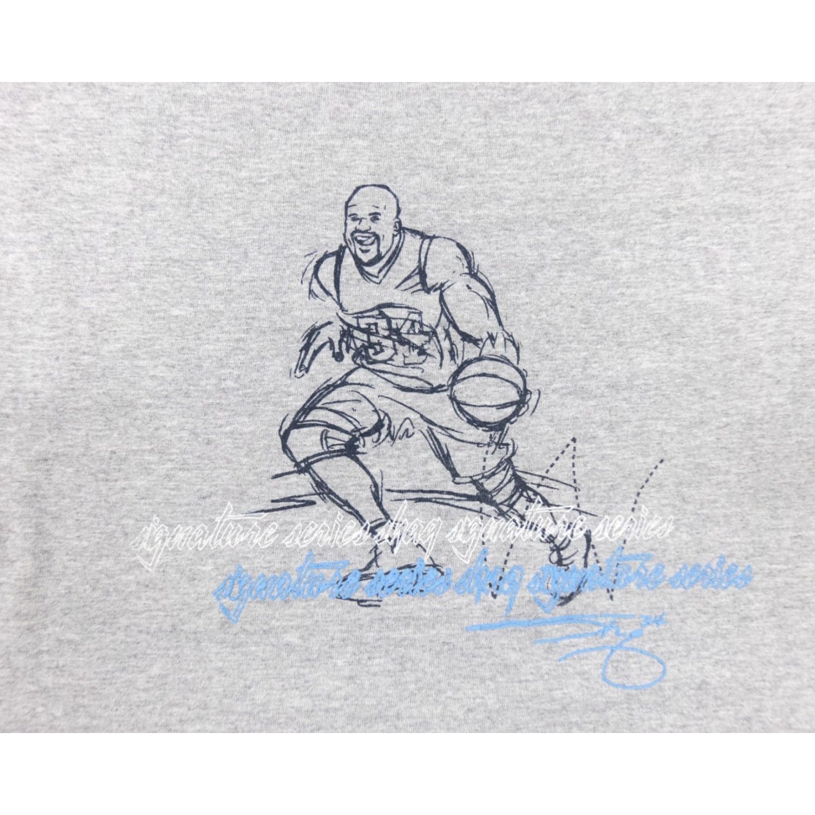 Vintage VINTAGE Shaq Basketball Shirt Adult Large Gray Sleeveless Graphic Tee Mens Size US L / EU 52-54 / 3 - 2 Thumbnail