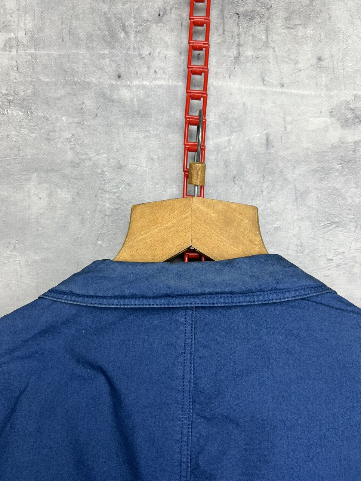 Burberry Men's Burberry Coat Blazer Blue L Cotton Men Brit Jacket Size US L / EU 52-54 / 3 - 18 Thumbnail