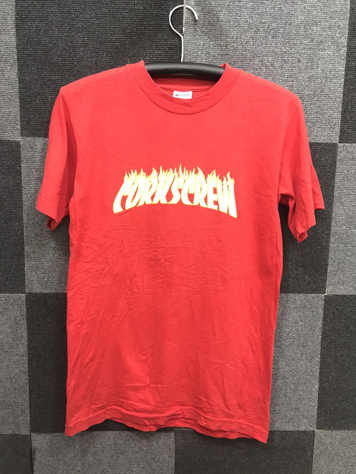 Band Tees × Vintage Vintage CORKSCREW NYC HARDCORE Band Size US S / EU 44-46 / 1 - 1 Thumbnail