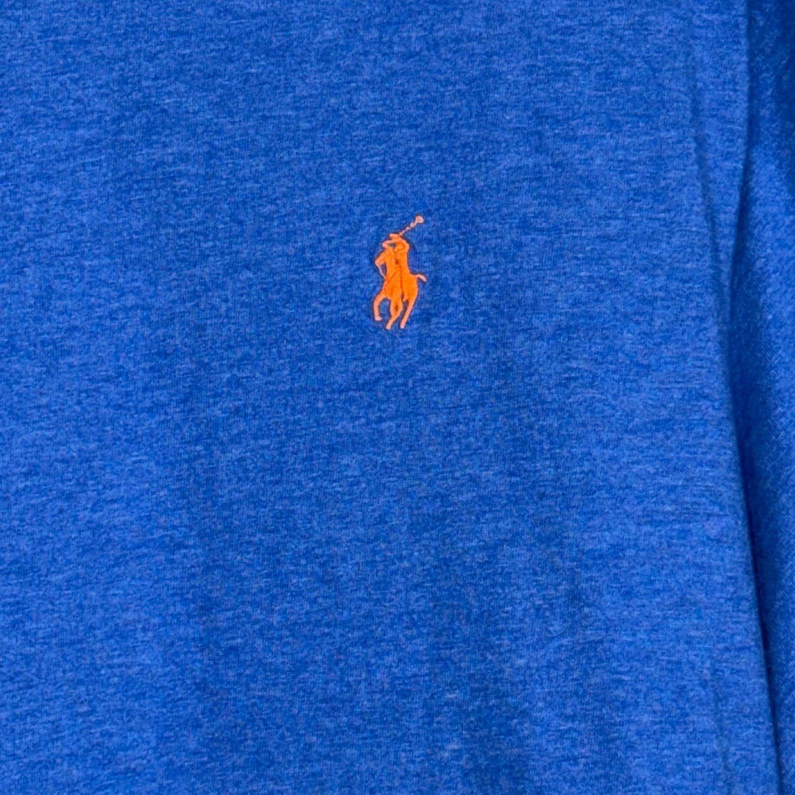 Polo Ralph Lauren Polo Ralph Lauren XL Blue Crew Neck T-Shirt Size US XL / EU 56 / 4 - 2 Thumbnail