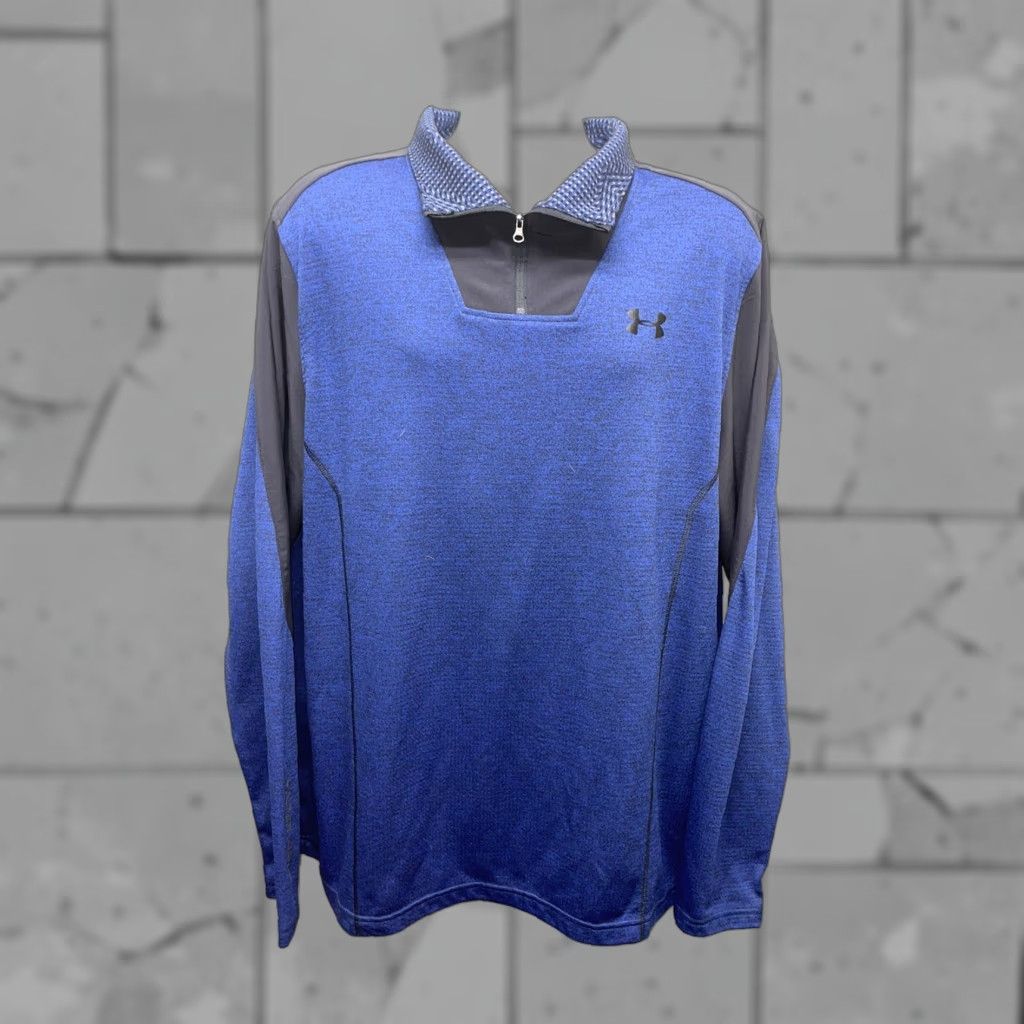 Under Armour Under Armour Loose Cold Gear Dark Blue/Black Pullover Jacket Mens 2XL Size US XXL / EU 58 / 5 - 1 Thumbnail
