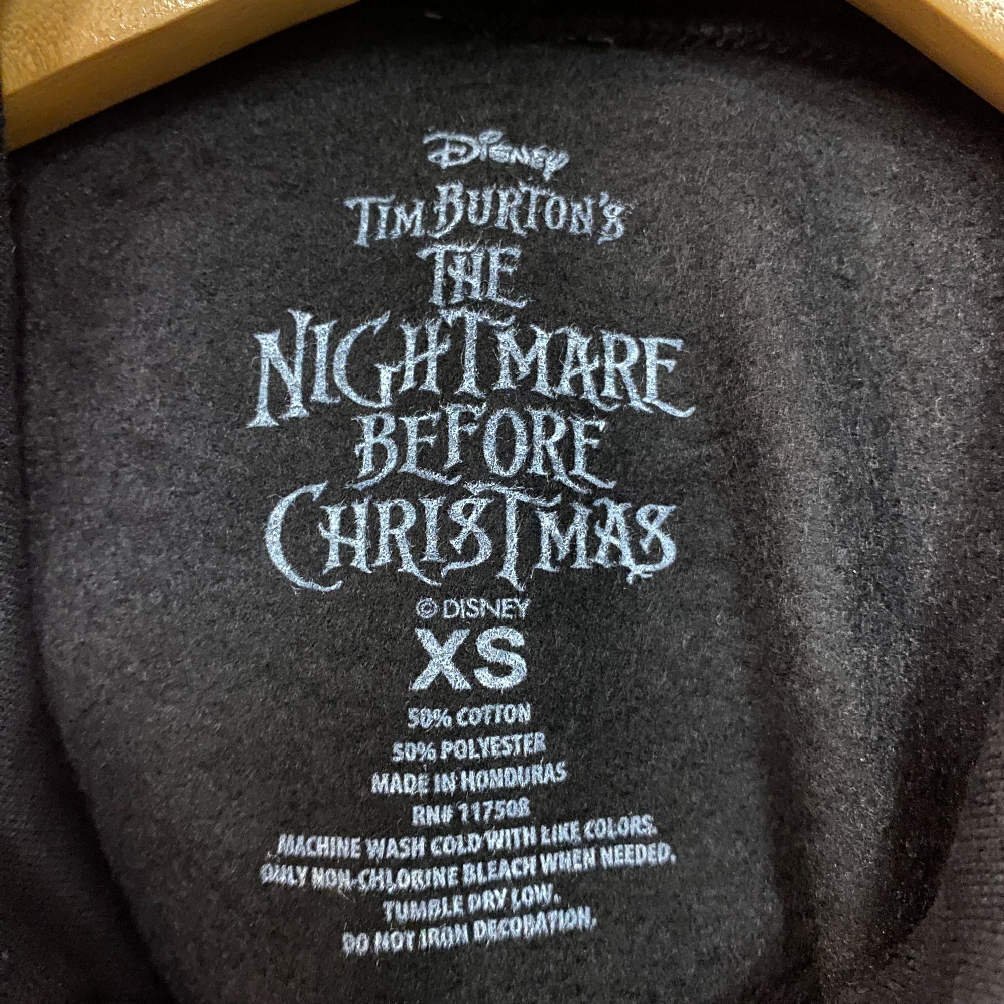 Disney Jack Skellington All Hail The Pumpkin King Hoodie size XS Size US XS / EU 42 / 0 - 4 Thumbnail