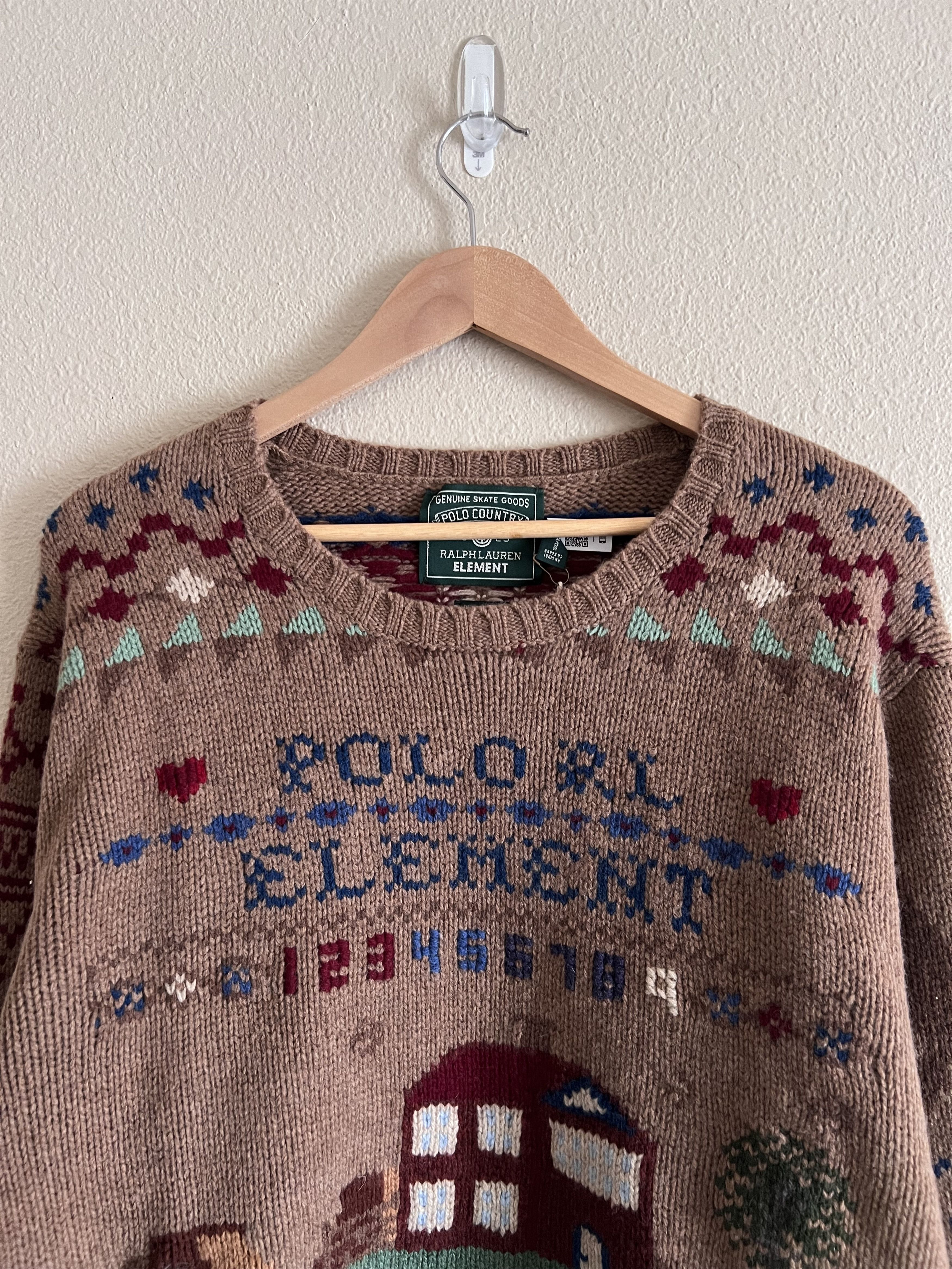 Element × Polo Ralph Lauren Polo Ralph Lauren Element Wool Sweater in Brown Size US L / EU 52-54 / 3 - 2 Thumbnail