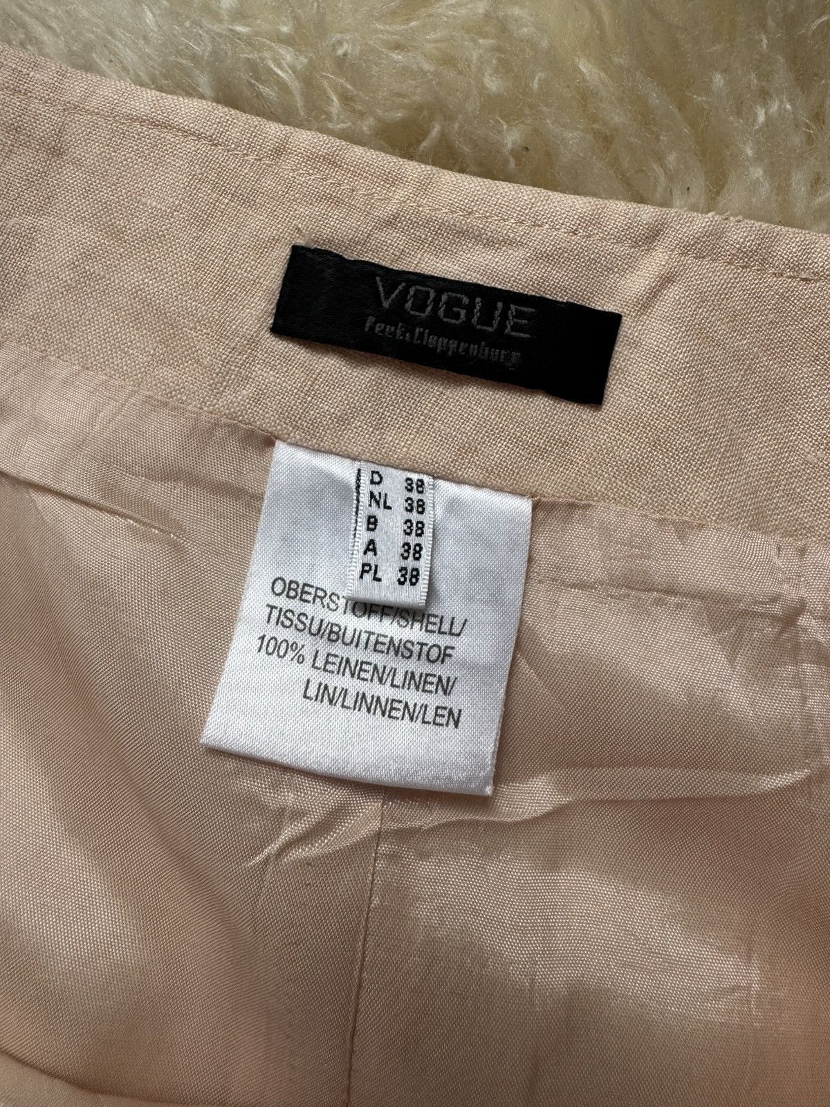Vogue Vogue linen skirt in very good condition size 38 Size 30" / US 8 / IT 44 - 5 Thumbnail