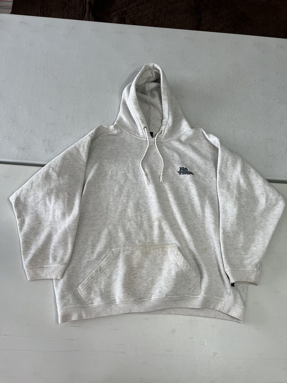 No Fear × Vintage Vintage 90s no fear boxy hoodie Size US XL / EU 56 / 4 - 1 Thumbnail