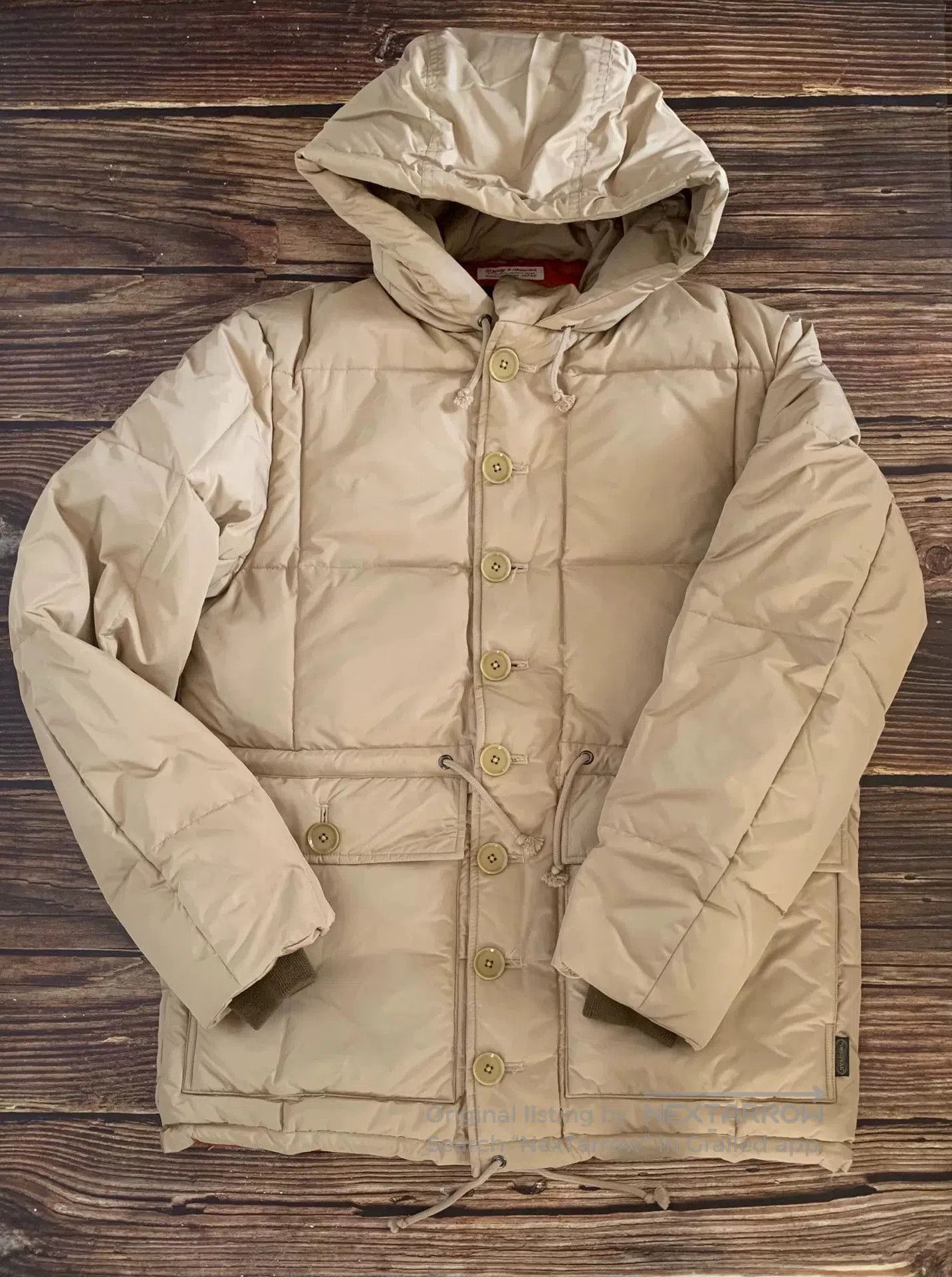 gypsy sons down jacket with hood.