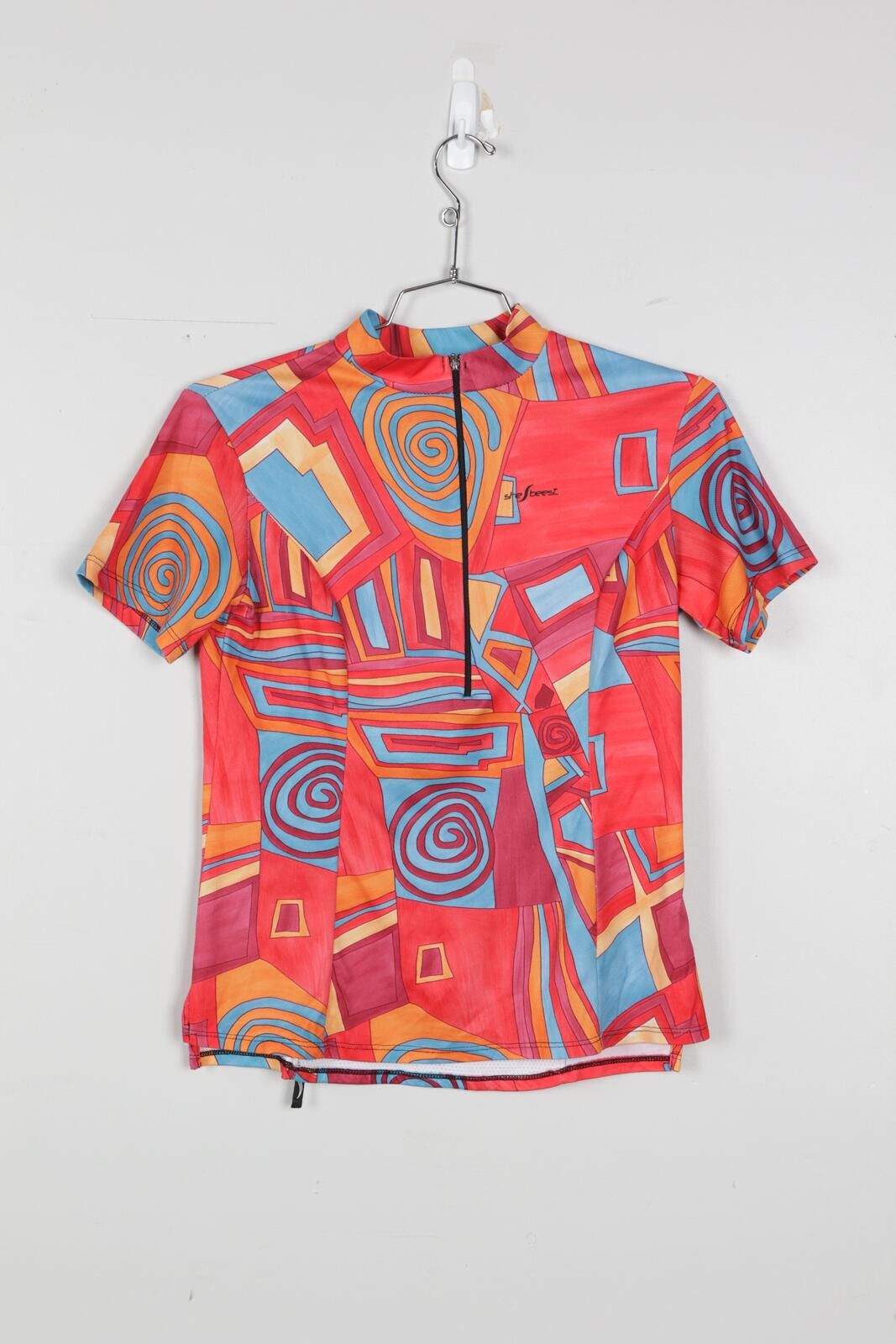 Other 00's Shebeesi Abstract Art Cycling Jersey Size ONE SIZE - 1 Thumbnail