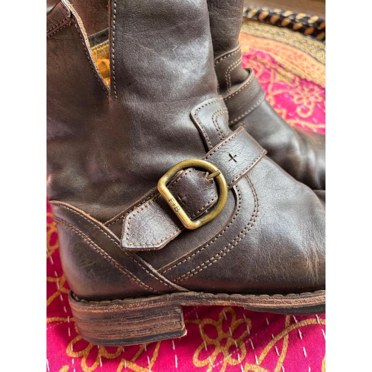 Fiorentini + Baker Rustic Fiorentini + Baker leather combat boots Size US 6.5 / IT 36.5 - 4 Thumbnail
