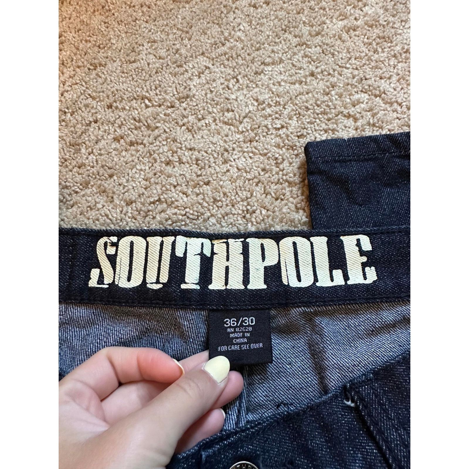 Southpole Southpole Straight Denim Jeans Navy Blue Men's Size 36/30 Size US 36 / EU 52 - 4 Thumbnail