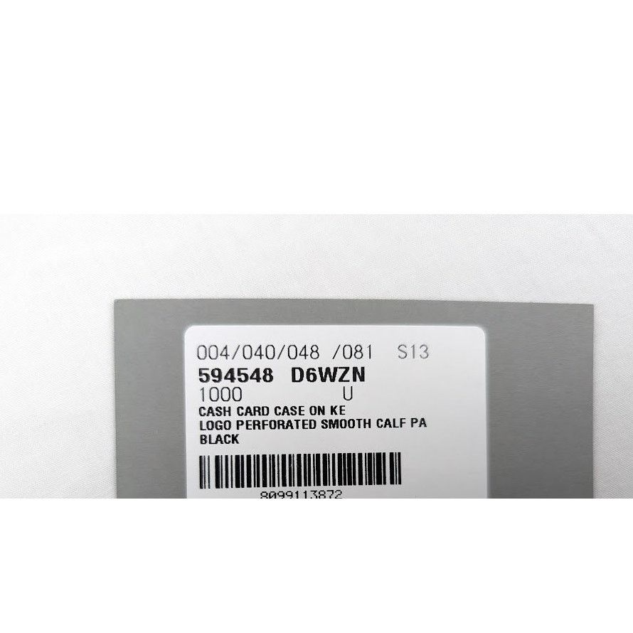 Balenciaga o1rshd1 Size: OS / Logo Perforated Cash Card Case on KE Size ONE SIZE - 11 Thumbnail