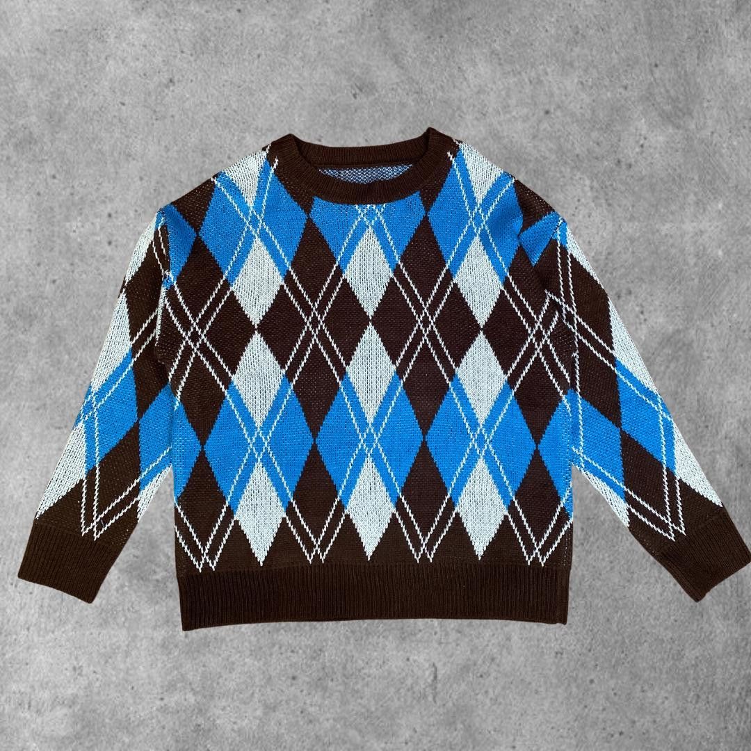 Designer Vintage Style Knitted Sweater Size US S / EU 44-46 / 1 - 1 Thumbnail