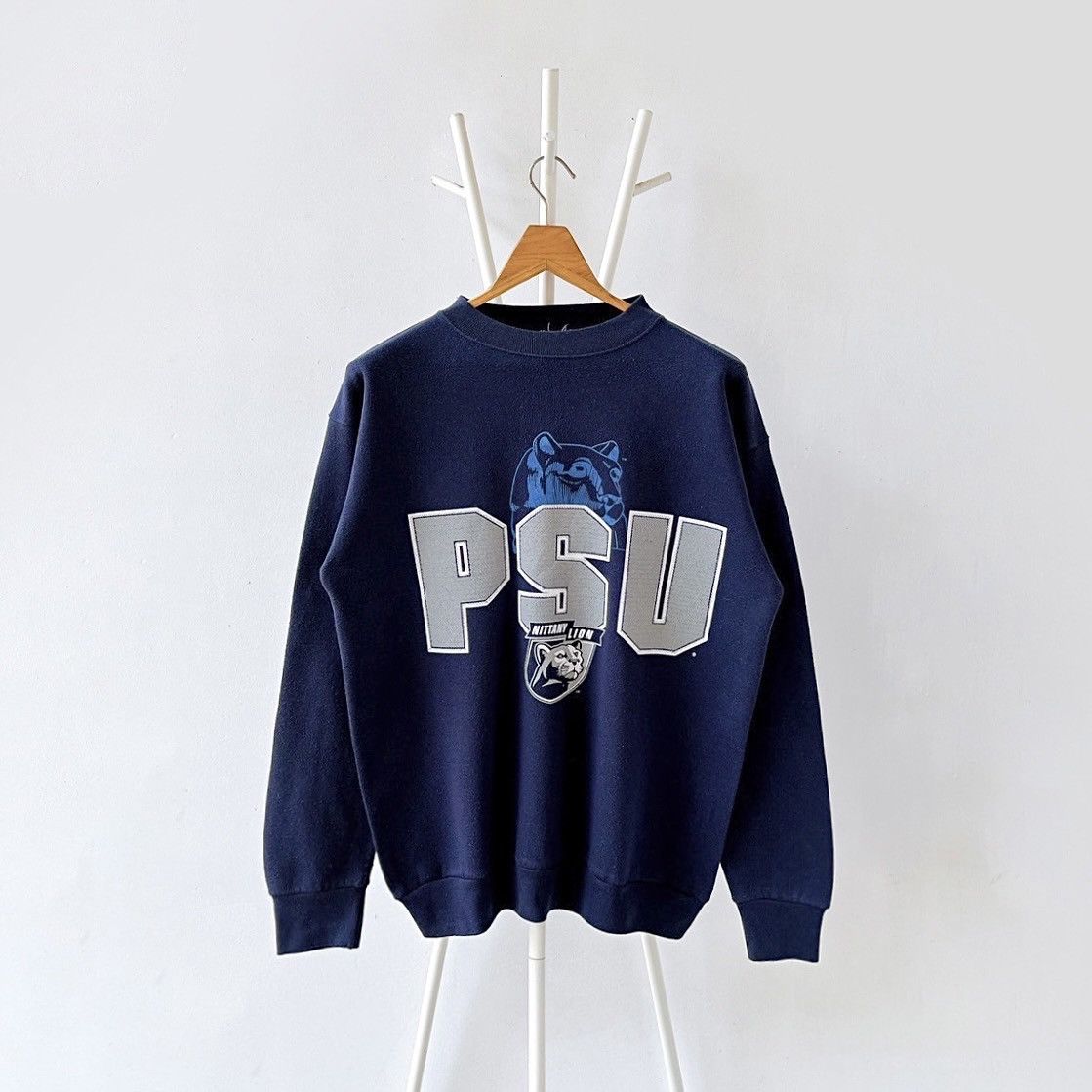Vintage 90s Penn state Nittany PSU lions sweatshirt/ M Size US M / EU 48-50 / 2 - 1 Thumbnail