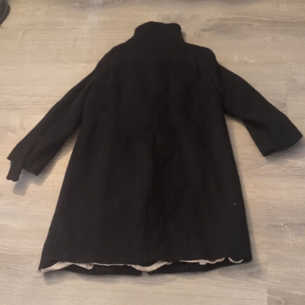 DOROTHEE SCHUMACHER Shumacher black wool blend pea coat size XS Size XS / US 0-2 / IT 36-38 - 6 Thumbnail