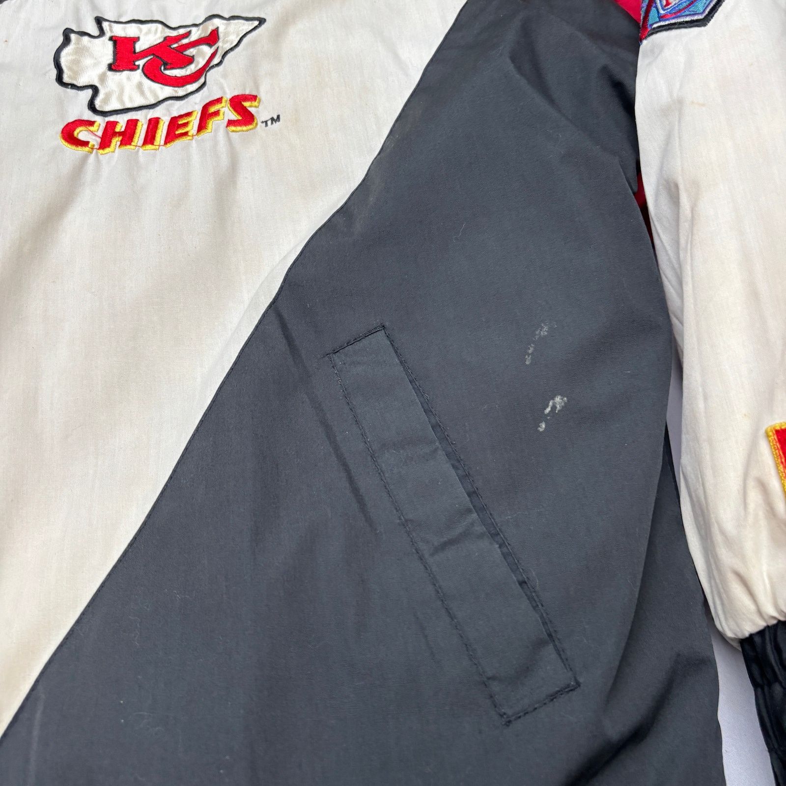 NFL × Pro Player × Vintage Vintage 90s Pro Player Kansas City Chiefs Jacket Mens XL NFL Size US XL / EU 56 / 4 - 12 Thumbnail