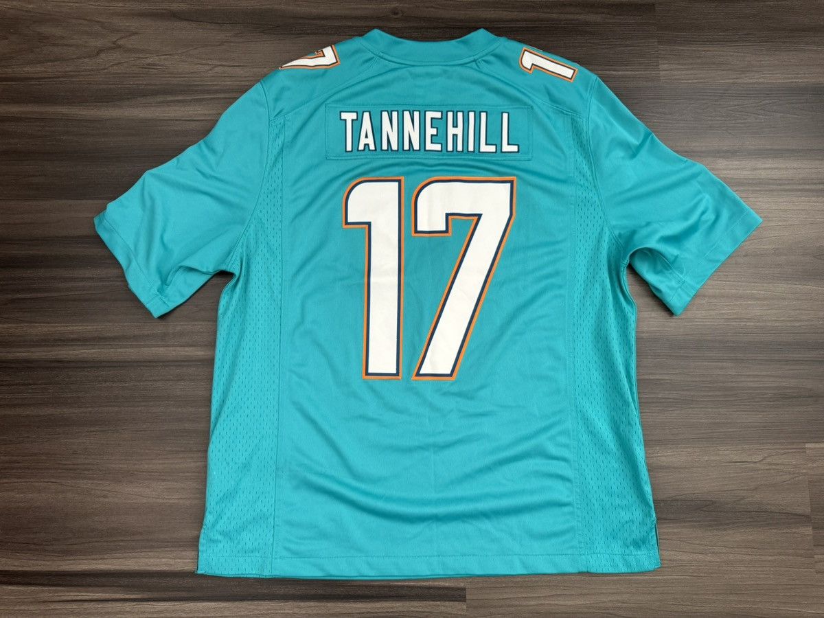Nike Miami Dolphins Ryan Tannehill #17 NFL Stitched Aqua Jersey Size US XL / EU 56 / 4 - 9 Thumbnail