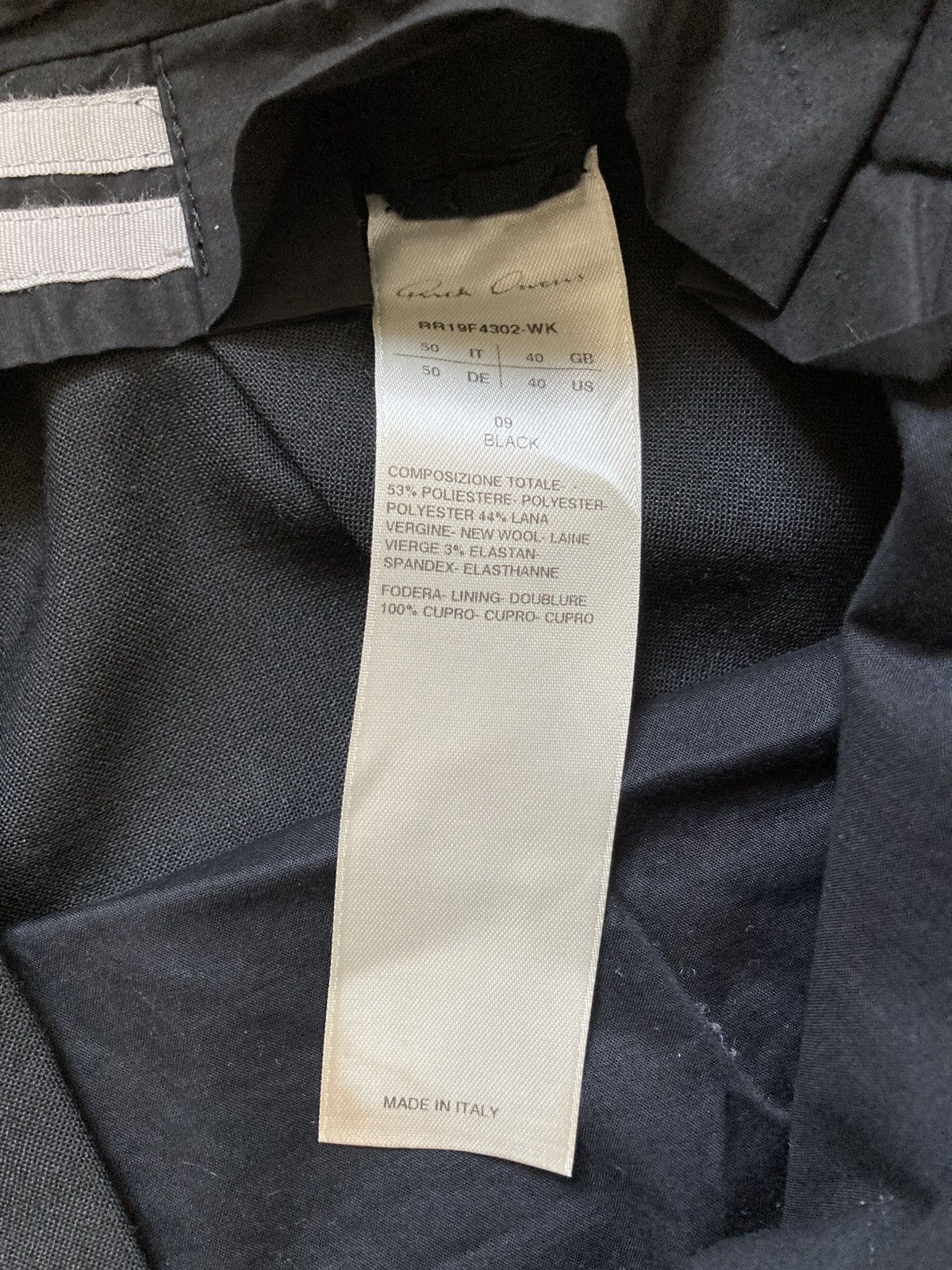Rick Owens F/W 19 „LARRY“ Runway High-Waist Wool Pants Rick Owens Size US 30 / EU 46 - 16 Thumbnail