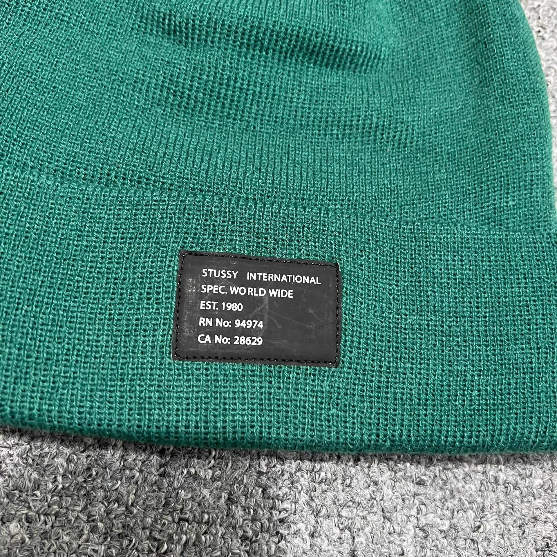 Stussy Stussy Vintage Patch Logo Knit Beanie Q7 Size ONE SIZE - 3 Thumbnail