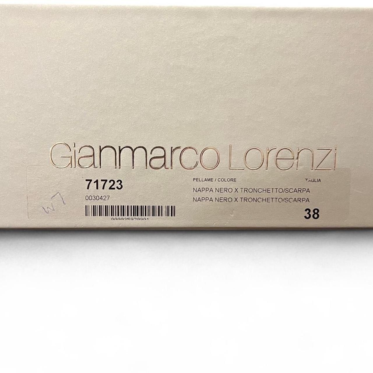 Other Gianmarco Lorenzi Black Leather Stiletto Heel Boots 38 71723 Size US 8 / IT 38 - 8 Thumbnail