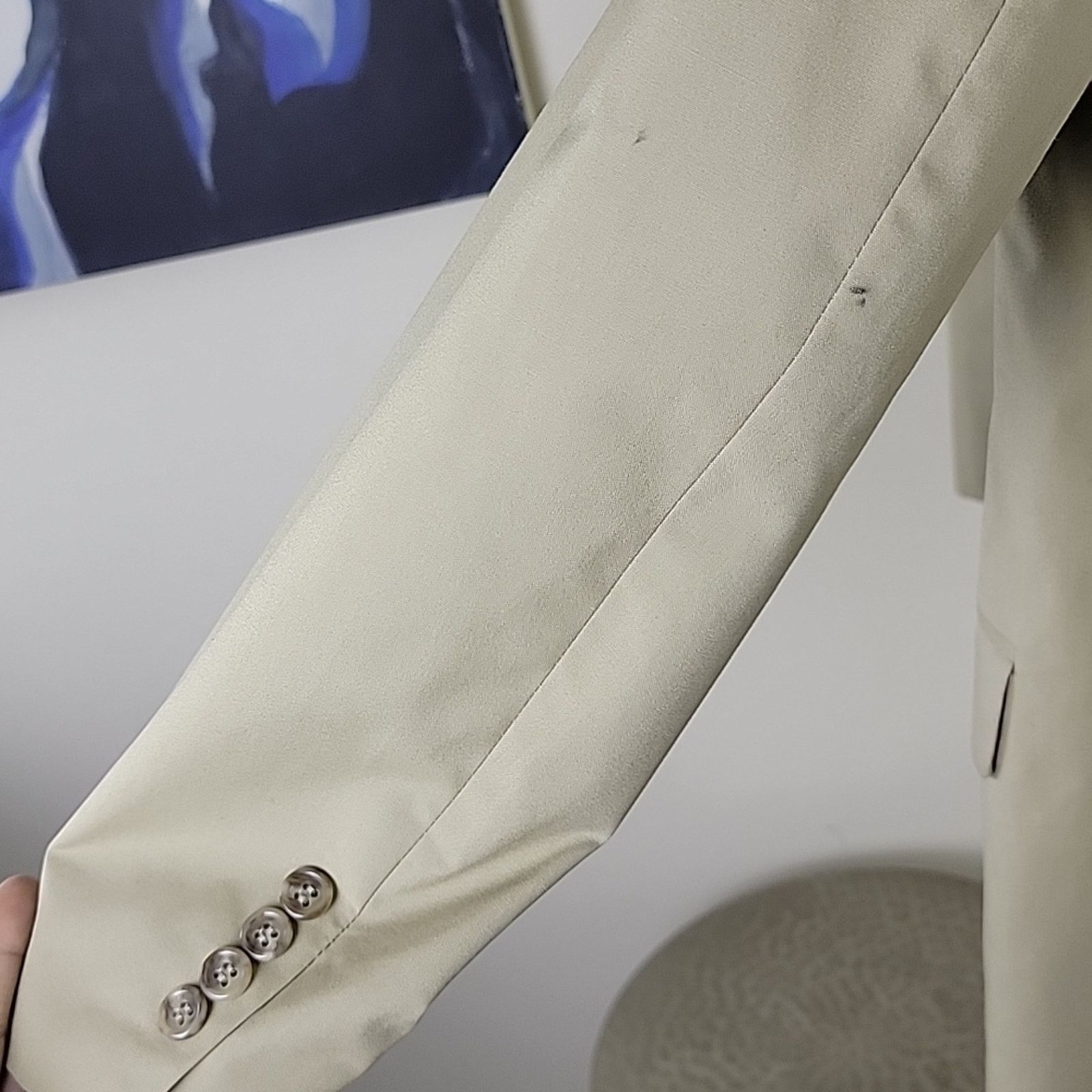 Brooks Brothers Brooks Brothers Mens Brookscool Poplin Suit Blazer Size 40L - 5 Thumbnail
