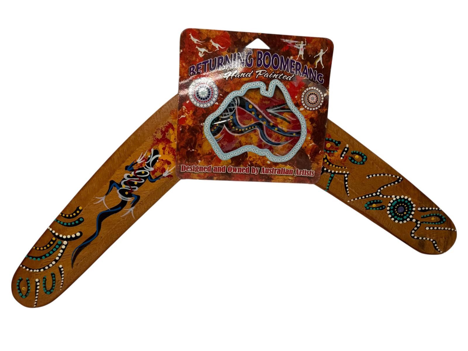 Other Hand Painted Returning Boomerang Designed by World Champion Size ONE SIZE - 1 Thumbnail